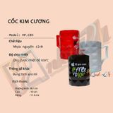 Cốc Kim Cương (410ml) - Cốc nhựa có quai - HPC03 - Phúc Minh THP