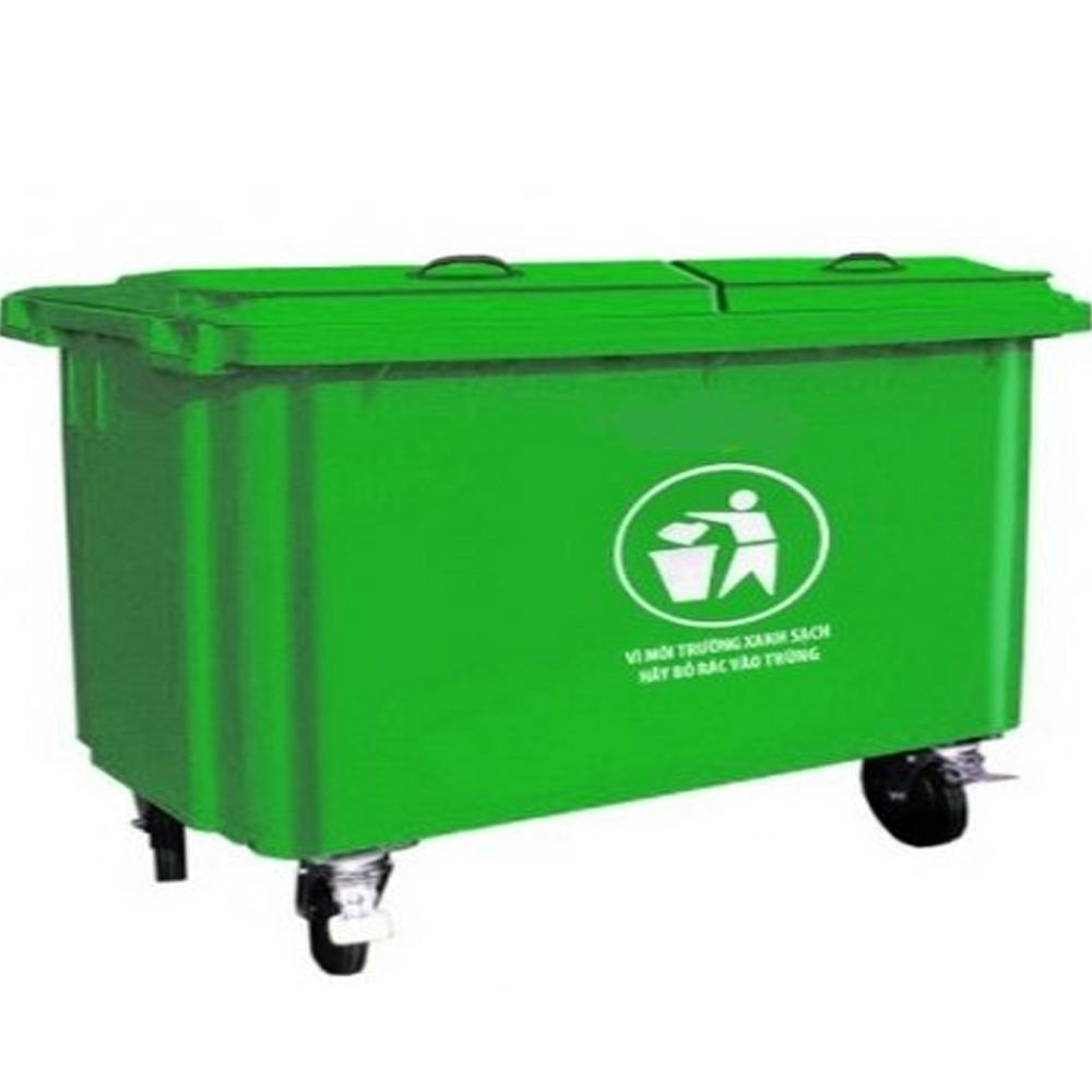 Thùng rác nhựa composite 660l