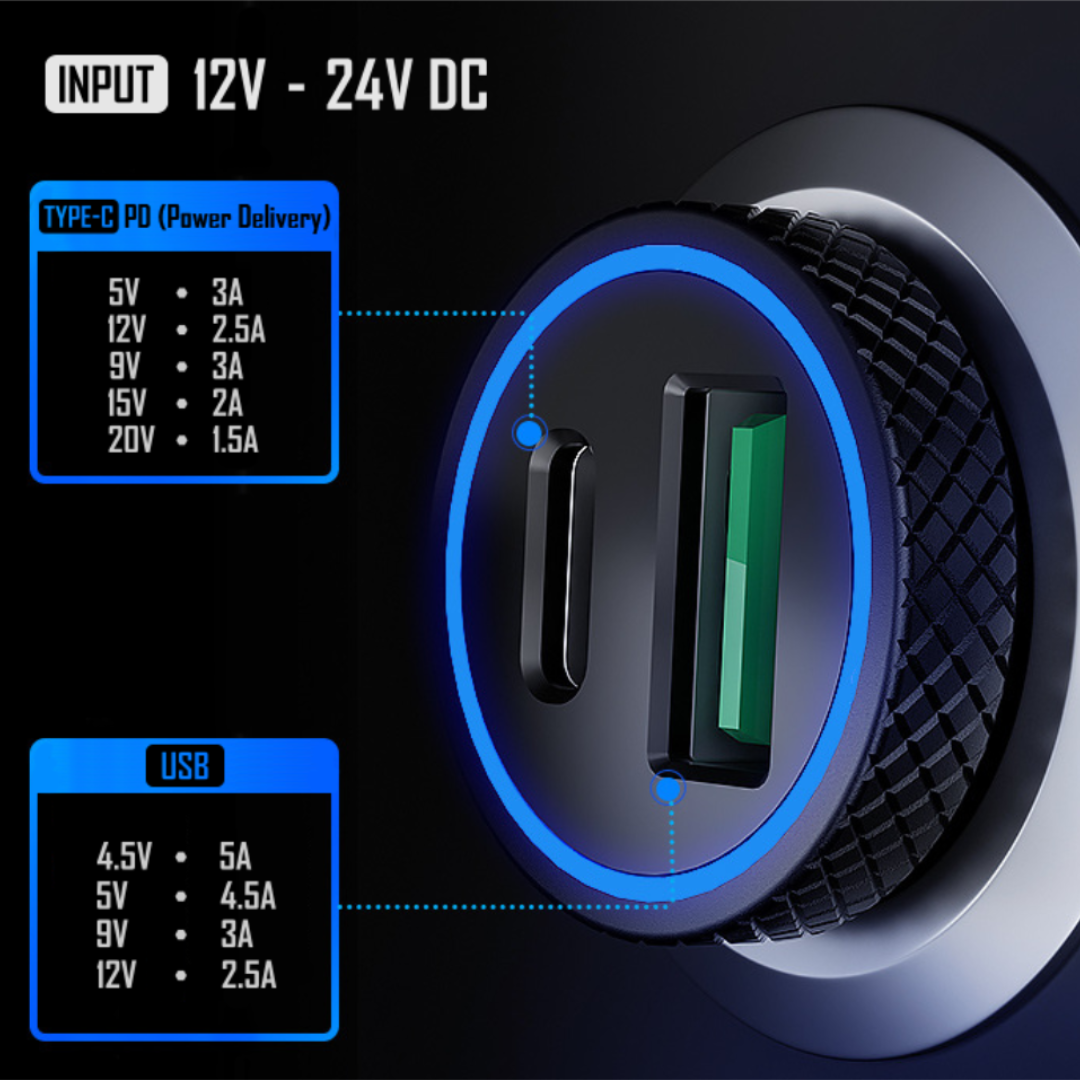 tau-sac-o-to-beevytech-c2-tich-hop-nhanh-va-usb-c-den