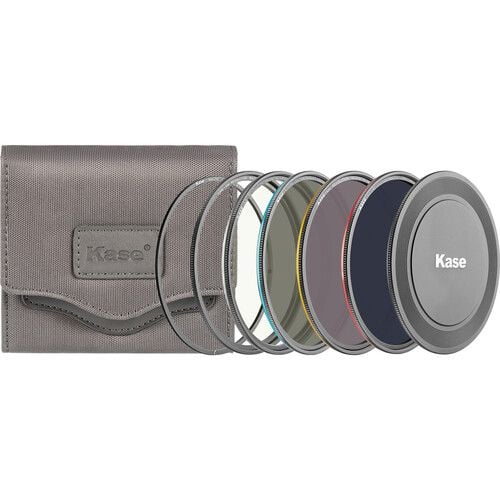 Kase Wolverine 77mm Magnetic ND4 Filter (2 Stop) - Purple Ring, Tempered Glass, Includes Adapter