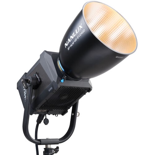 Nanlux Evoke 2400B Kit - FO + RF-NL-45-EV2400 LED Bi-Color Spot Light With Reflector and Light-Only Flight Case