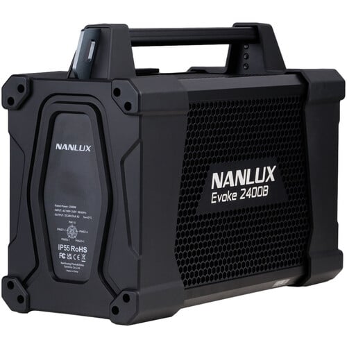 Nanlux Evoke 2400B Kit - FO + RF-NL-45-EV2400 LED Bi-Color Spot Light With Reflector and Light-Only Flight Case