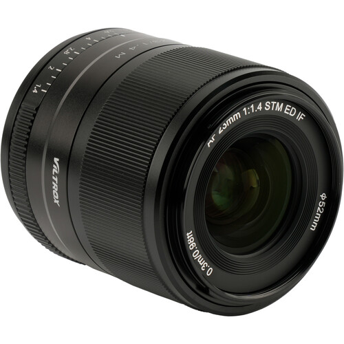 VILTROX AF23 F1.4 M Lens (Canon EF-M, Black)