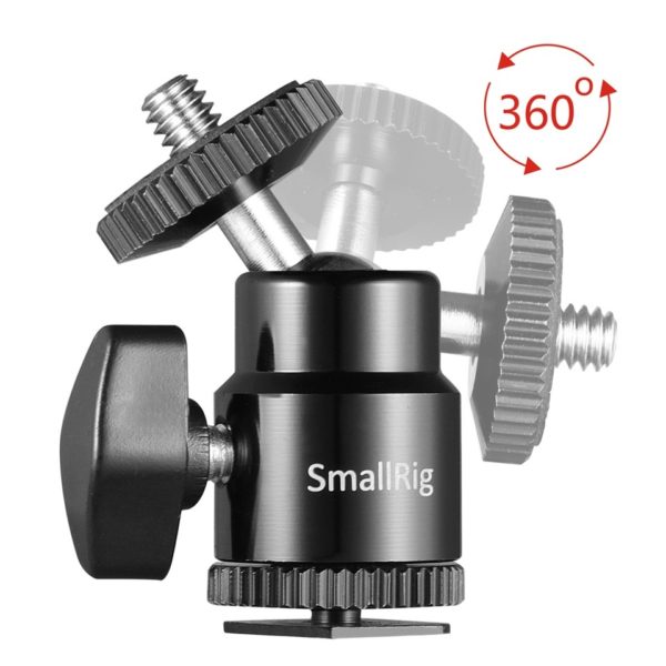 Giá Đỡ Màn Hình Quay Phim SmallRig 1/4″ Camera Hot shoe Mount with Additional 1/4″ Screw (2pcs Pack) NRUP2 – 2059