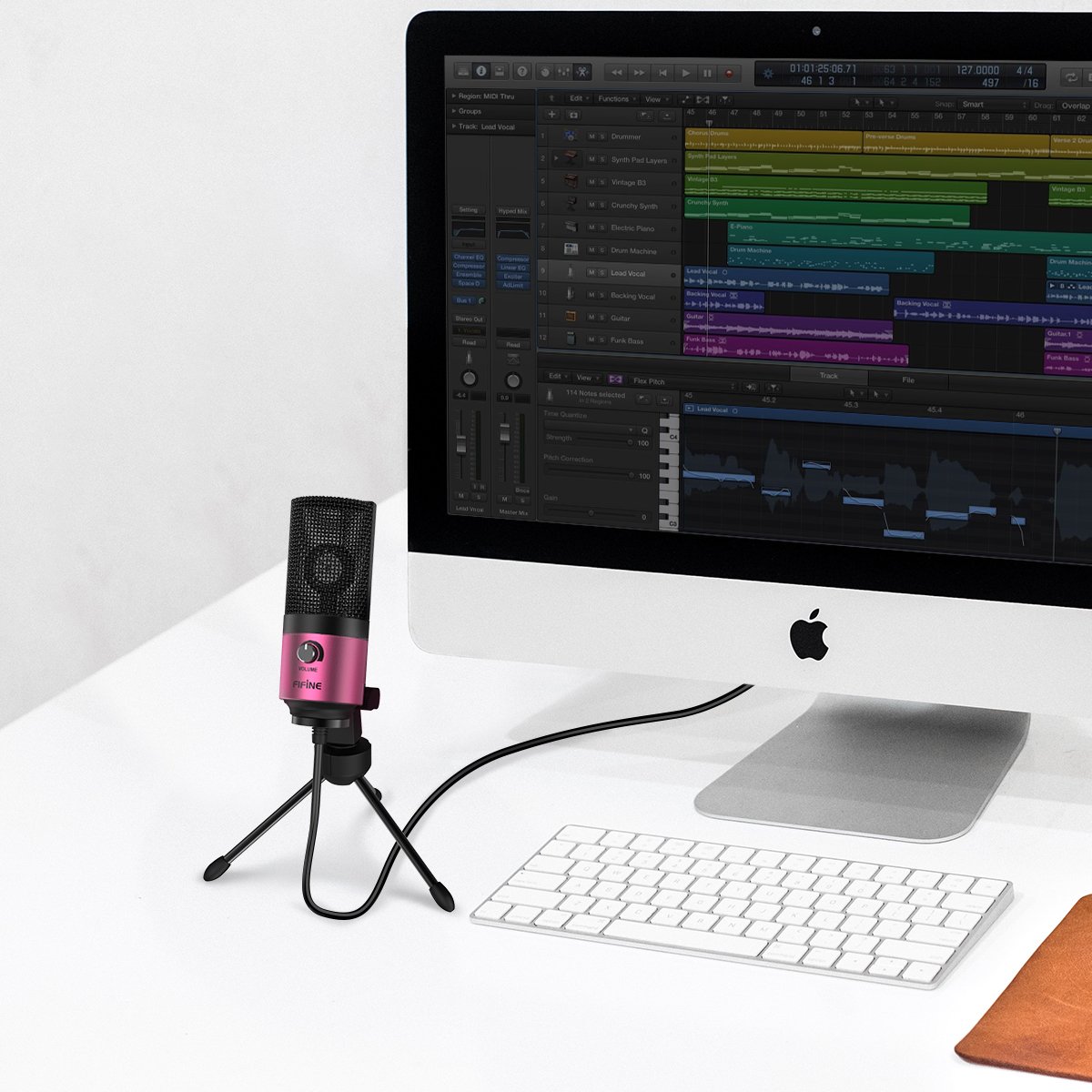 FIFINE K669 USB Mic dành cho PODCASTING, RECORDING ON WINDOWS AND MAC