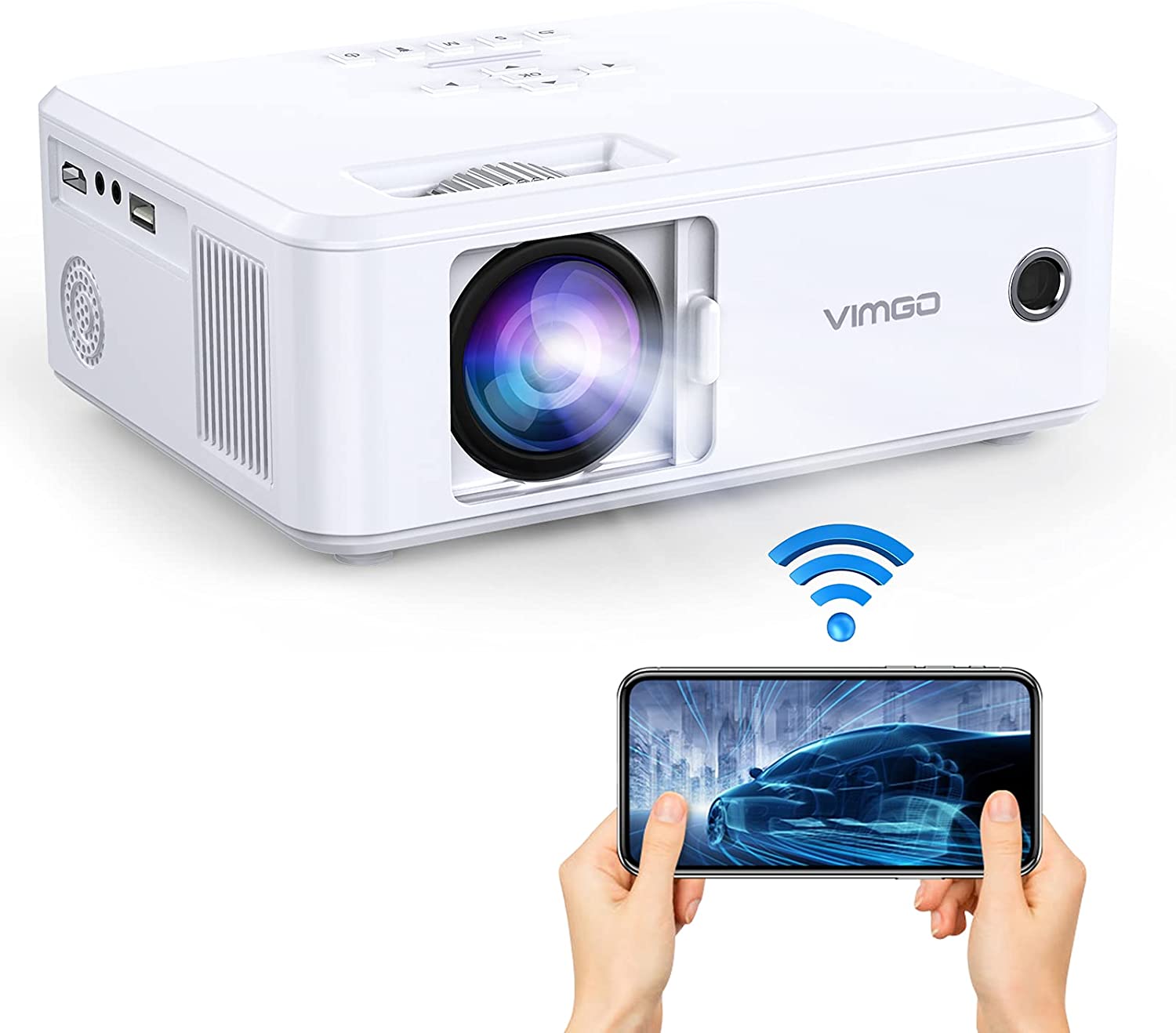 Máy Chiếu Vimgo Venus X2 || Full HD 1080P độ sáng 8500Lux ||