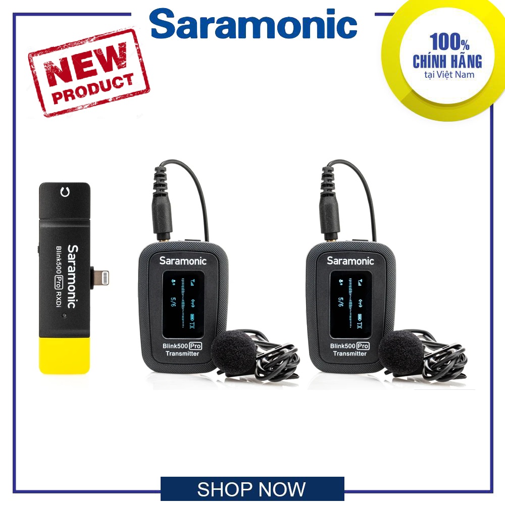 Saramonic Blink 500 Pro B4 (TX-TX-RXDi) for Lightning – iPhone