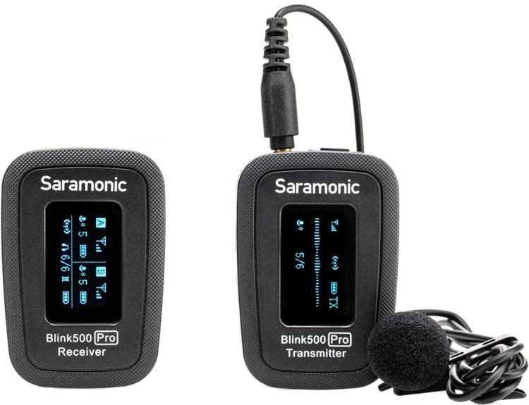Saramonic Blink 500 Pro B1(TX+RX) wireless microphone system Micro thu âm không dây cho máy ảnh và điện thoại (FS102)