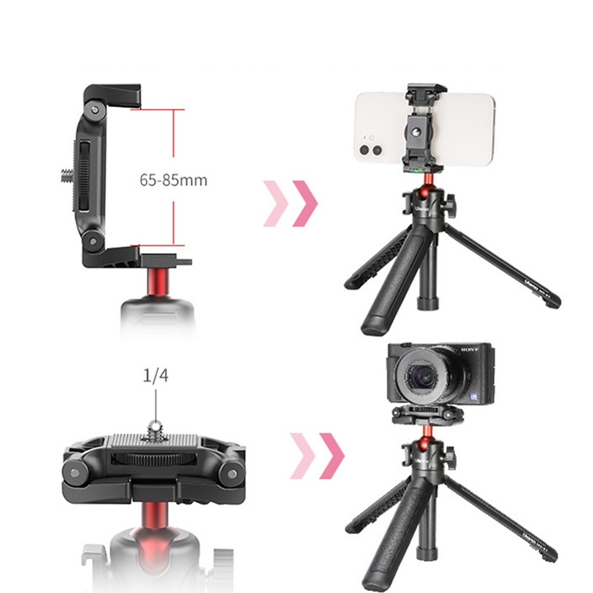 Tripod Ulanzi MT-41 Cho Điện Thoại/Máy ảnh