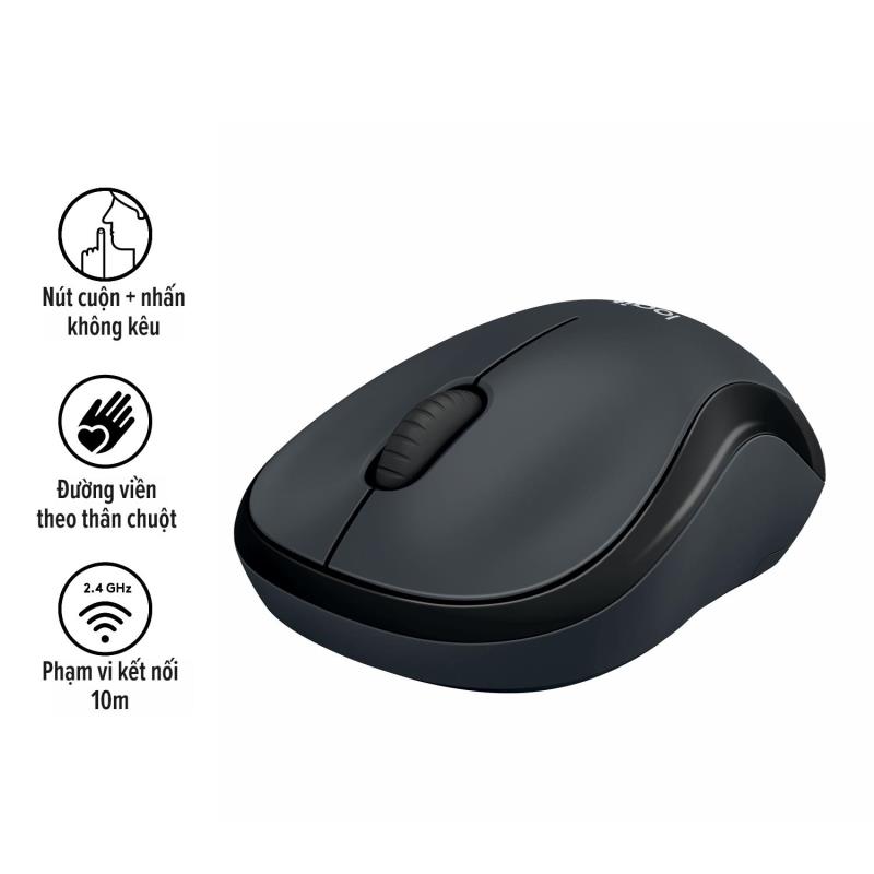 Logitech M220 - CHUỘT KHÔNG DÂY YÊN TĨNH