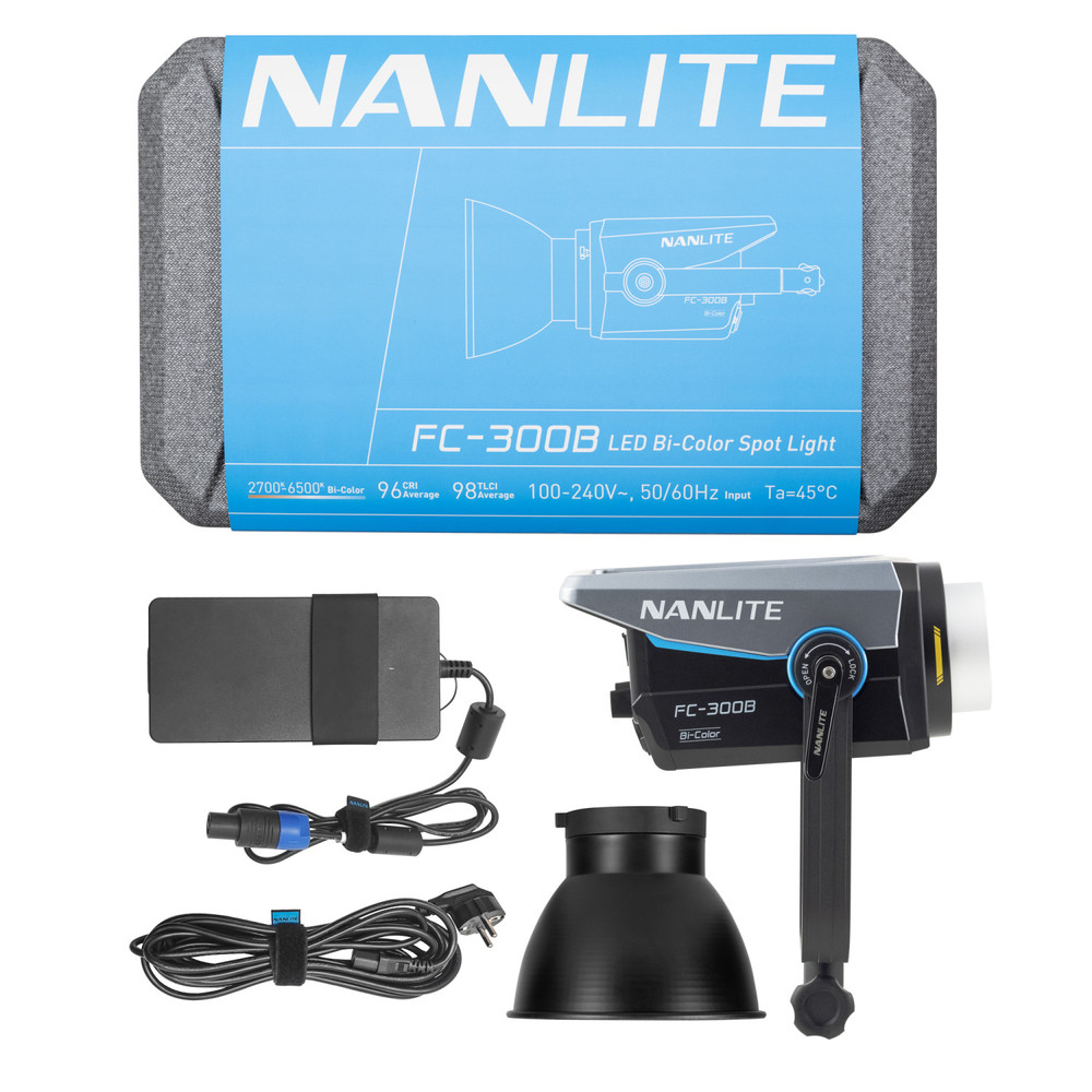 Nanlite FC-300B LED Bi-color Spotlight
