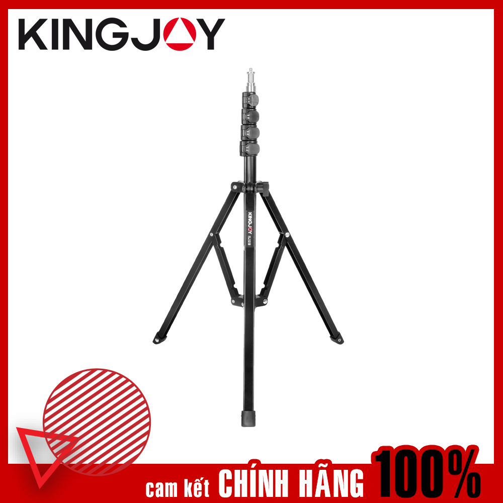 FL1019 – Kingjoy 5 Section Foldable Light Stand(Double Concave Tube)