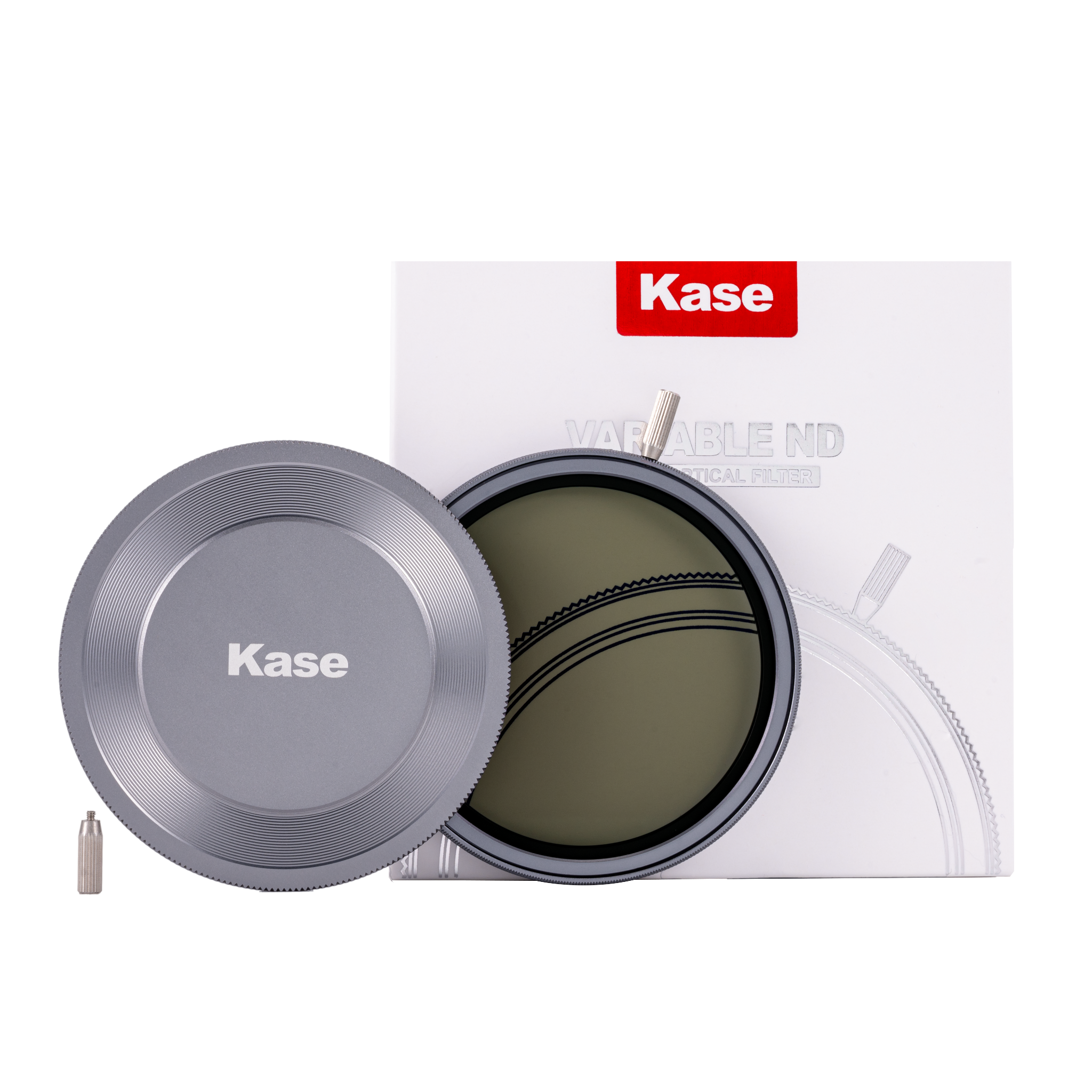 Bộ Kính Lọc KASE Variable ND 1.5 -5  Stops Filter With Magnetic Cap ( từ 67mm - 82mm ) / ( Phiên bản nâng cấp của bản ND 2-5 stop)