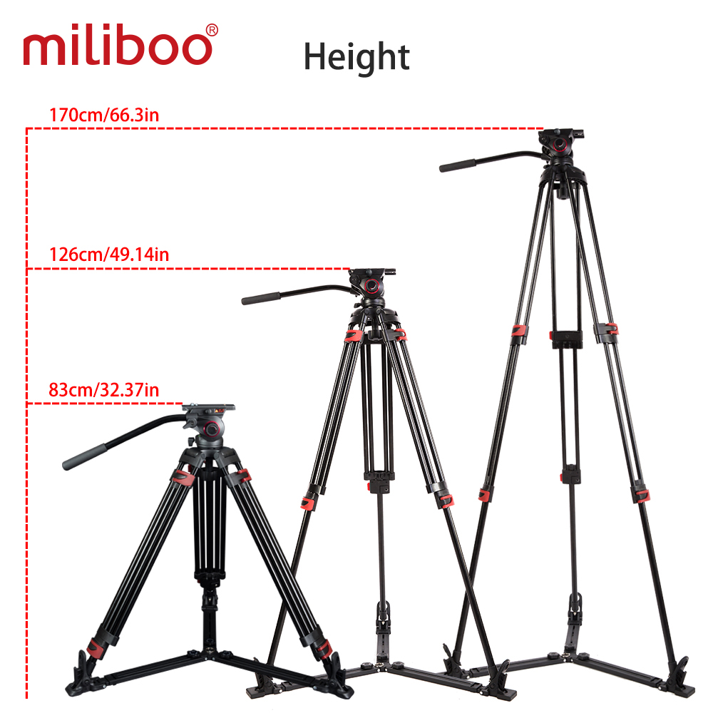 Chân Tripod kit |M609A – Aluminum| dành cho Camera – Chính Hãng Miliboo (FM29A)