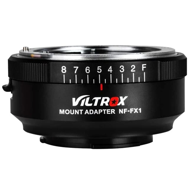 Viltrox NF-FX1 Lens Mount Adapter for Nikon F-Mount, D or G-Type Lens to FUJIFILM X-Mount Camera