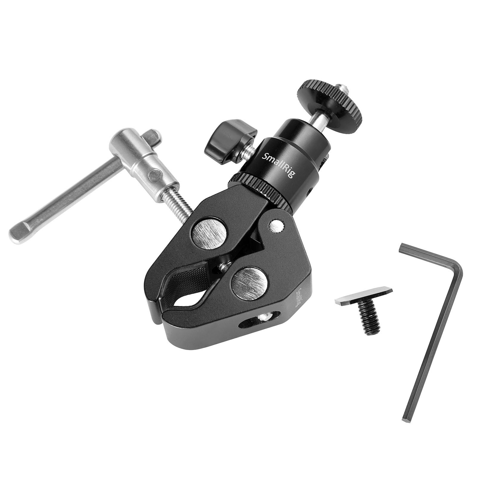 SmallRig 1124 - Super Clamp Mount with 1/4″ Screw Ball Head Mount