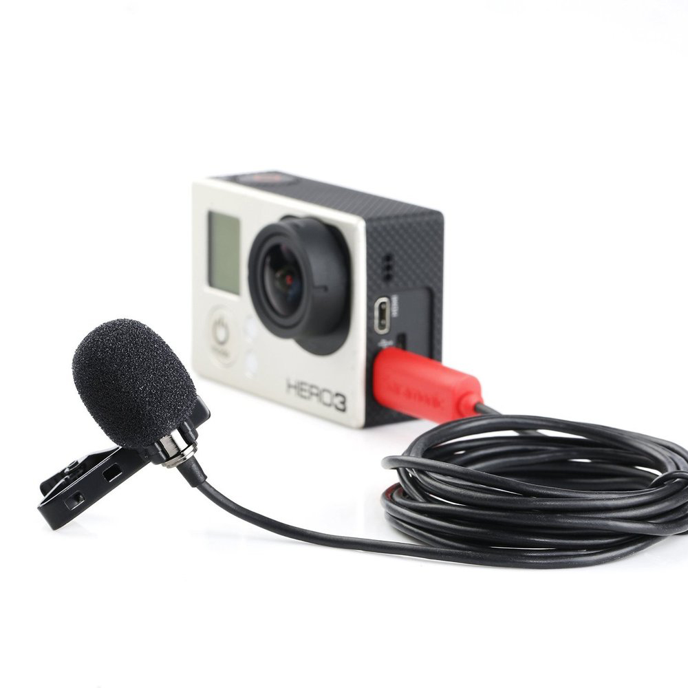 Mic cài áo cổng GoPro Saramonic SR-GMX1 – Hàng Chính Hãng