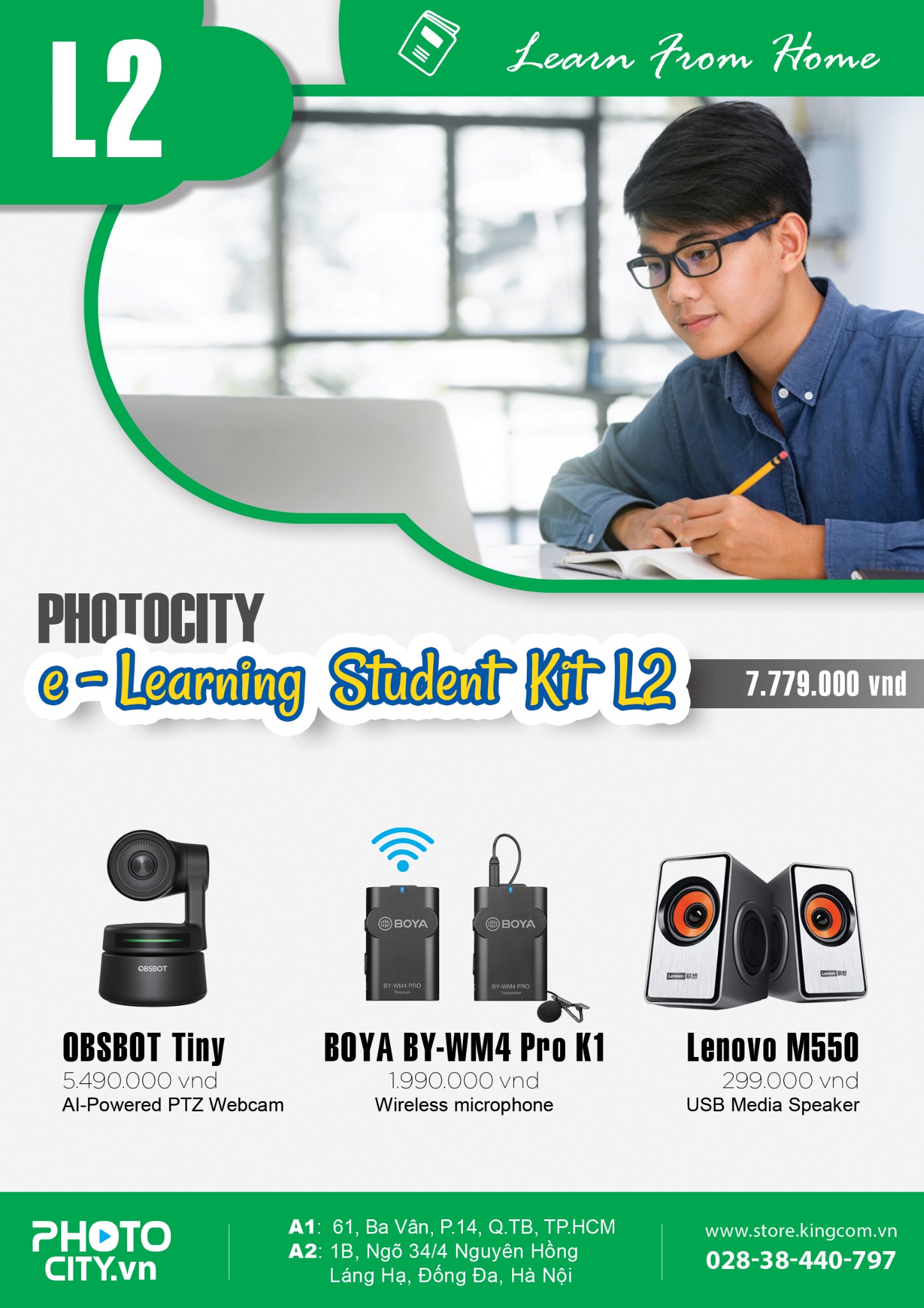 PhotoCity e -learning Student Kit L2 (Bộ dụng cụ học online)