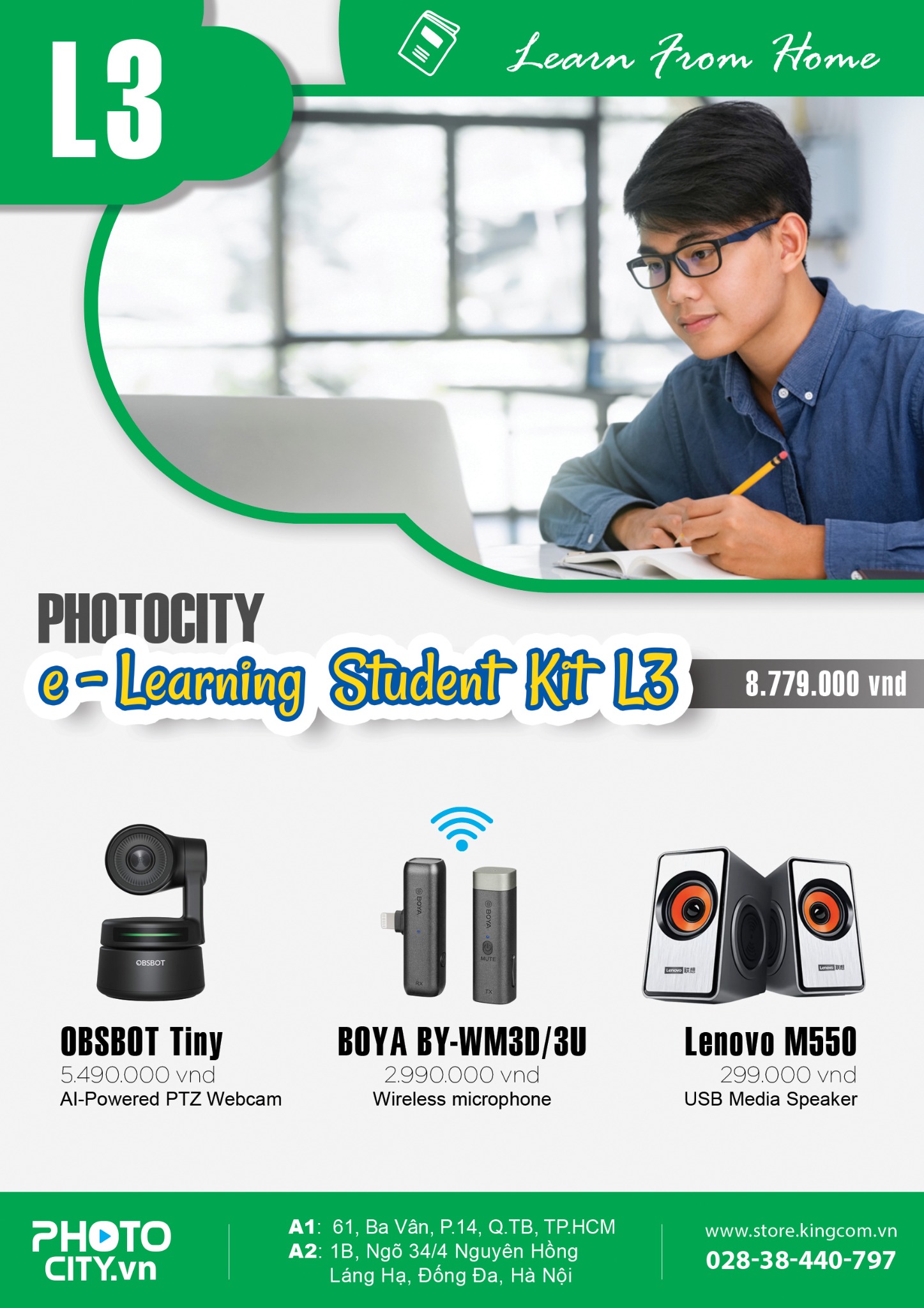 PhotoCity e -learning Student Kit L3 (Bộ dụng cụ học online)