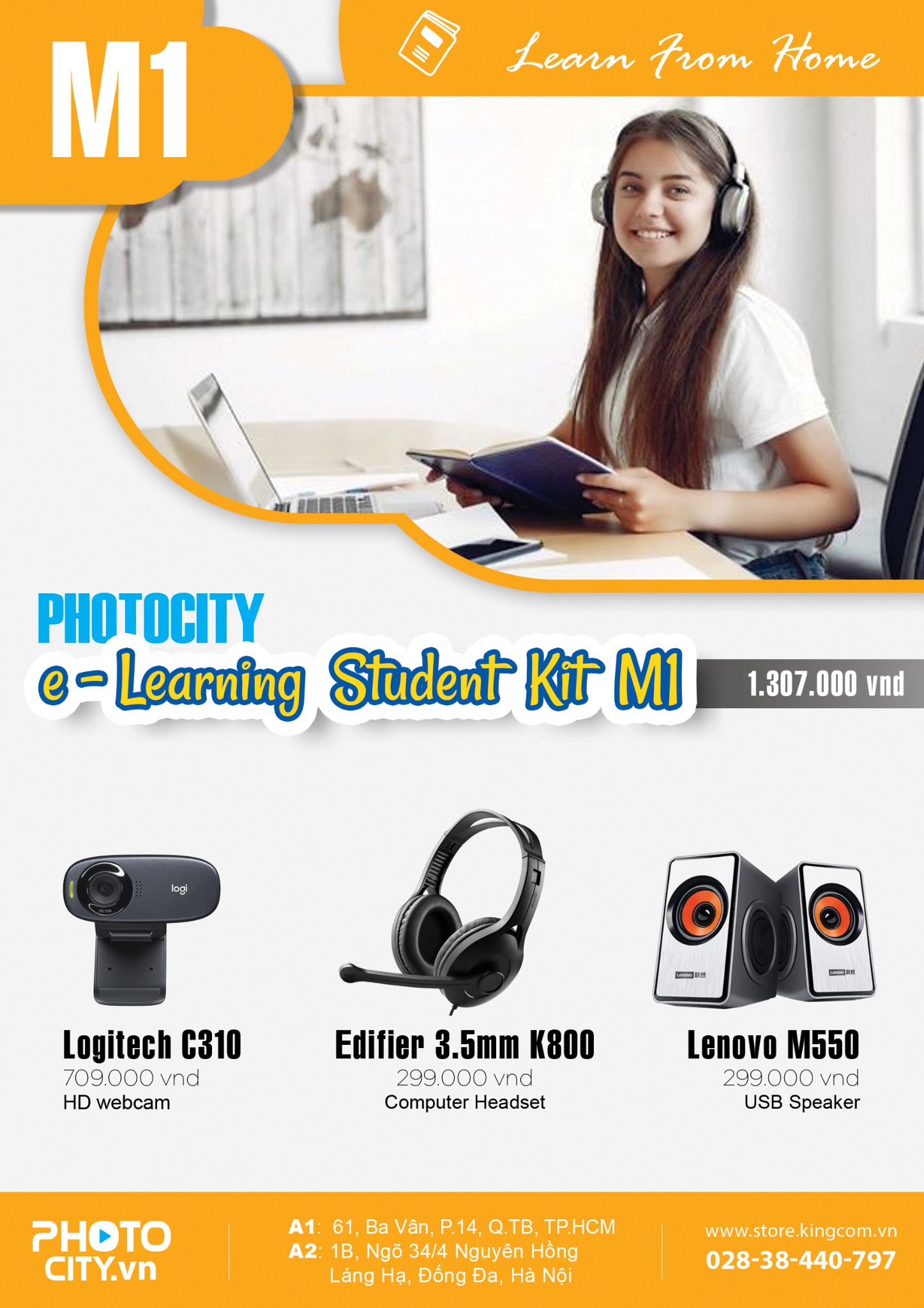 PhotoCity e -learning Student Kit M1 (Bộ dụng cụ học online)