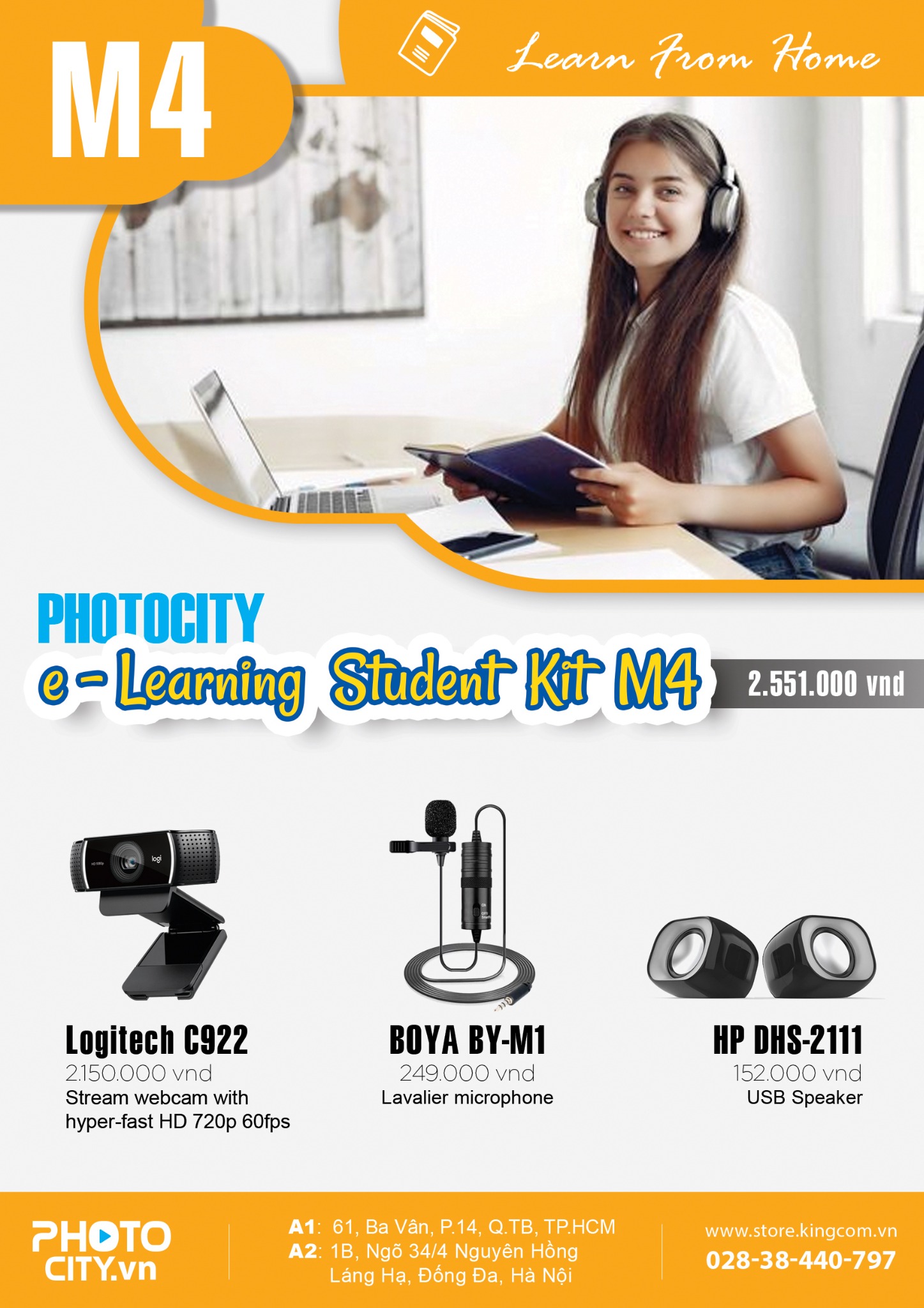 PhotoCity e -learning Student Kit M4 (Bộ dụng cụ học online)