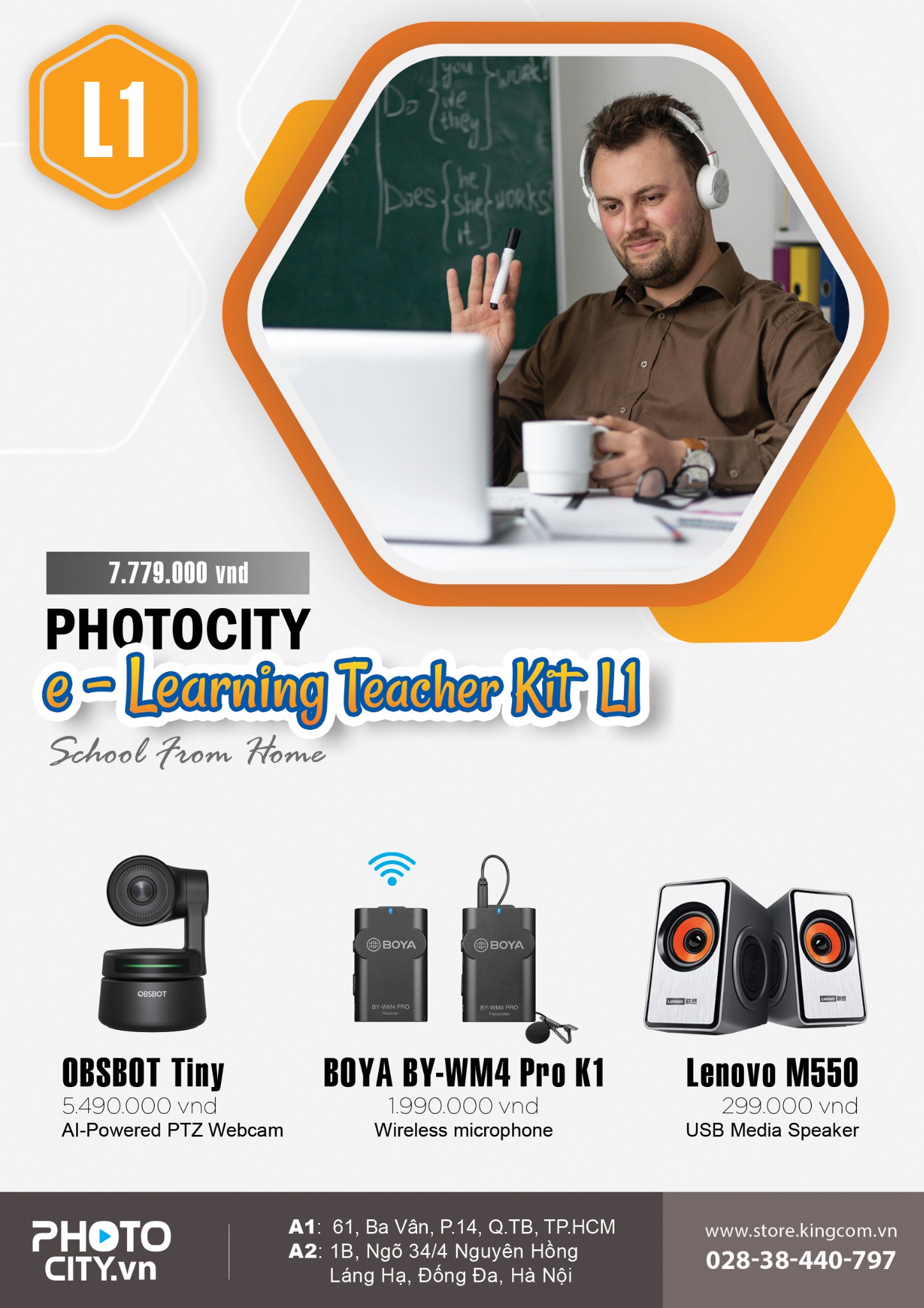 PhotoCity e -learning Teacher Kit L1 (Bộ dụng cụ dạy học online)