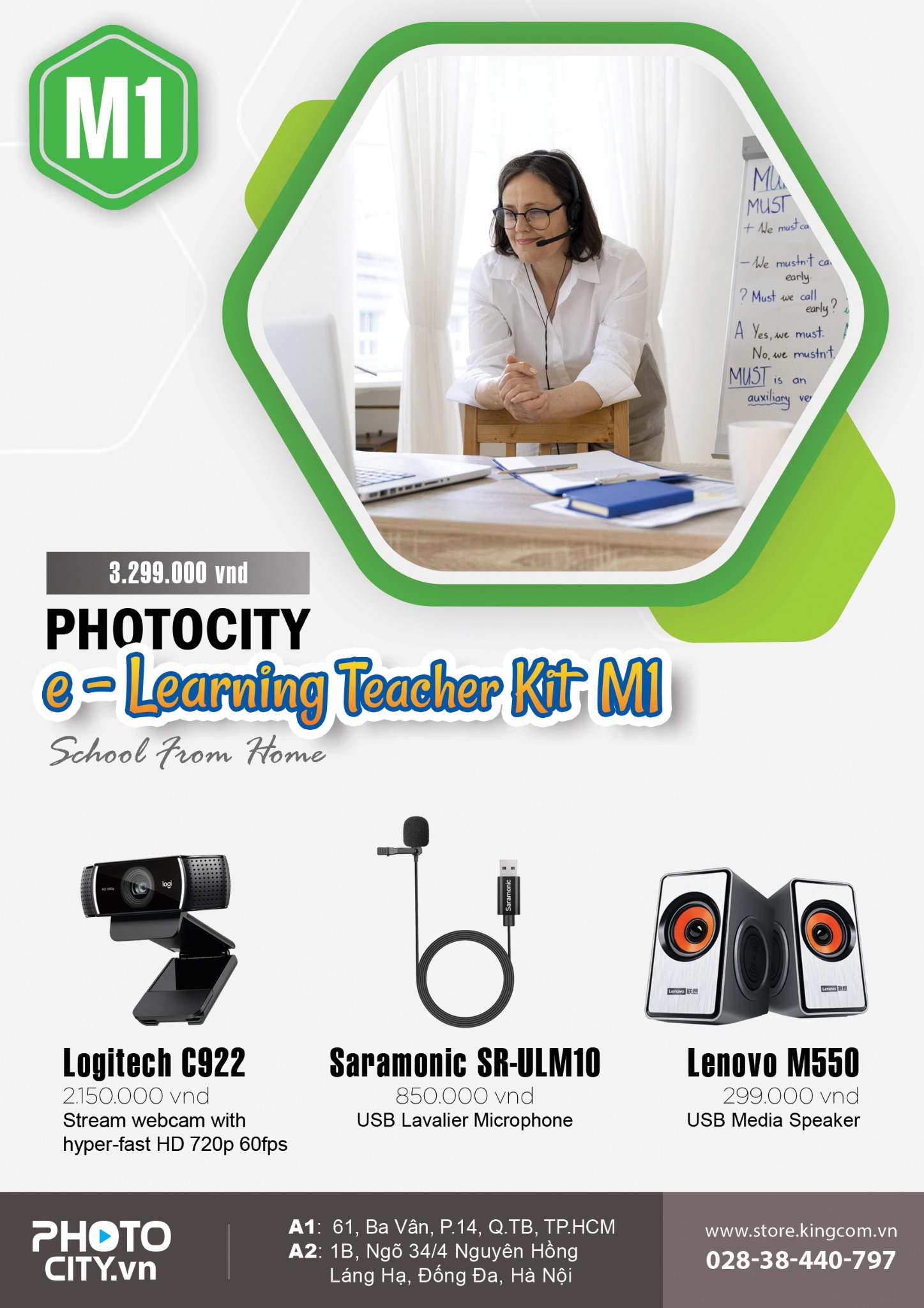 PhotoCity e -learning Teacher Kit M1 (Bộ dụng cụ dạy học online)