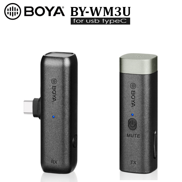 Boya BY-WM3U – Micro thu âm Không Dây Wireless Cho Các Thiết Bị Android Smartphone, Cameras (2.4 GHz)