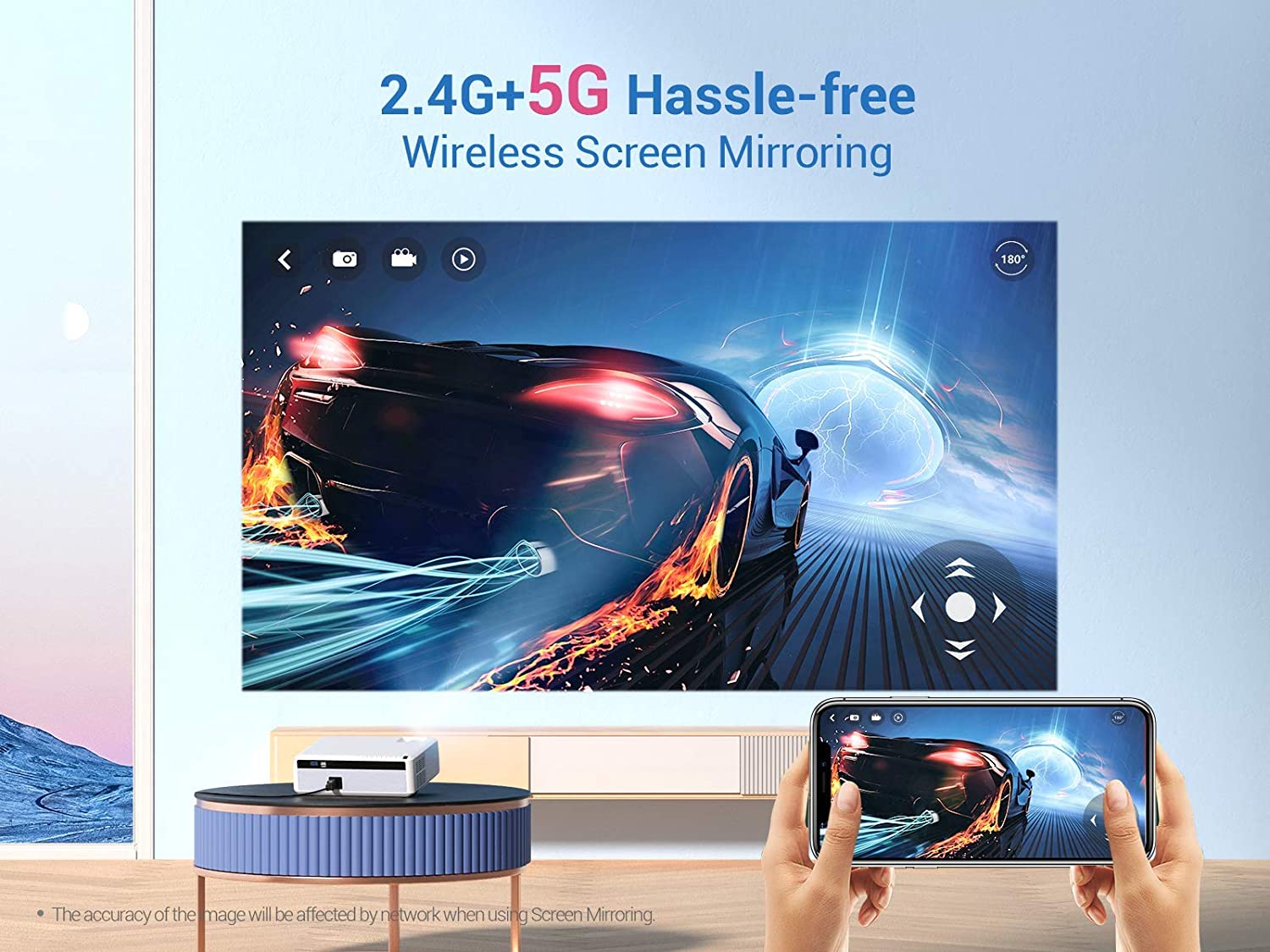 VANKYO Performance V630W - Máy chiếu  Full HD 1080p Wifi (2022)