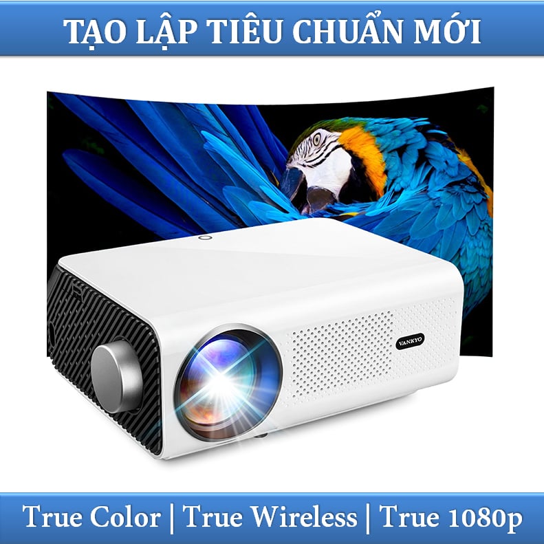 Máy chiếu mini Vankyo 495W Full-HD 1080p 4K Wifi - Tạo lập tiêu chuẩn mới