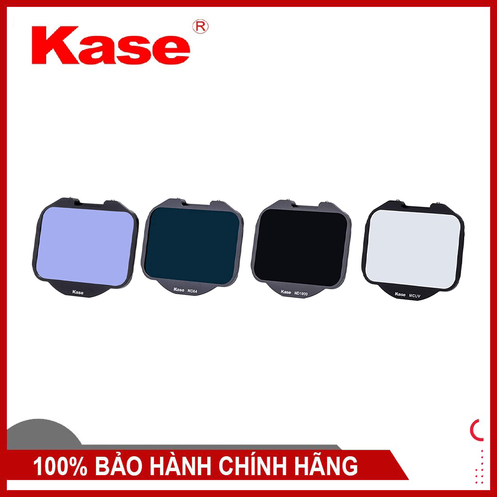 Kính lọc Kase Clip-in 4 Filter Kit MCUV Light pollution ND64 ND1000 3 6 10 Stop Dedicated for Sony Alpha Camera
