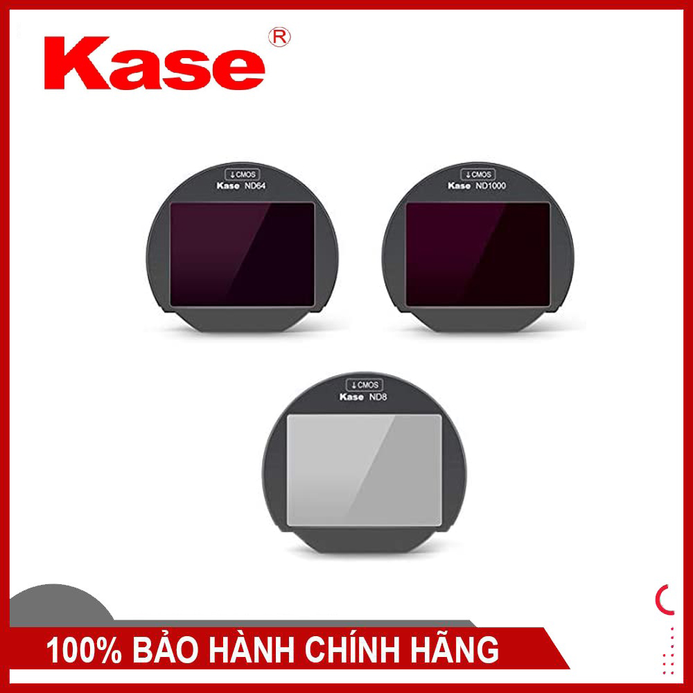 Kính lọc Kase Clip-in 3 Filter Kit ND8 ND64 ND1000 3 6 10 Stop Dedicated for Fujifilm X-H1, X-T4, X-T3, X-T30, X-Pro3 Camera