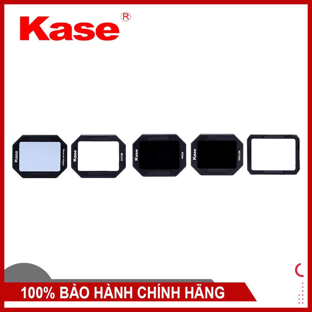 Kính lọc Kase Clip-in 4 Magnetic Filter Kit UV Neutral Night ND64 ND1000 6 10 Stop Dedicated for Sony Alpha Half Frame Cameras
