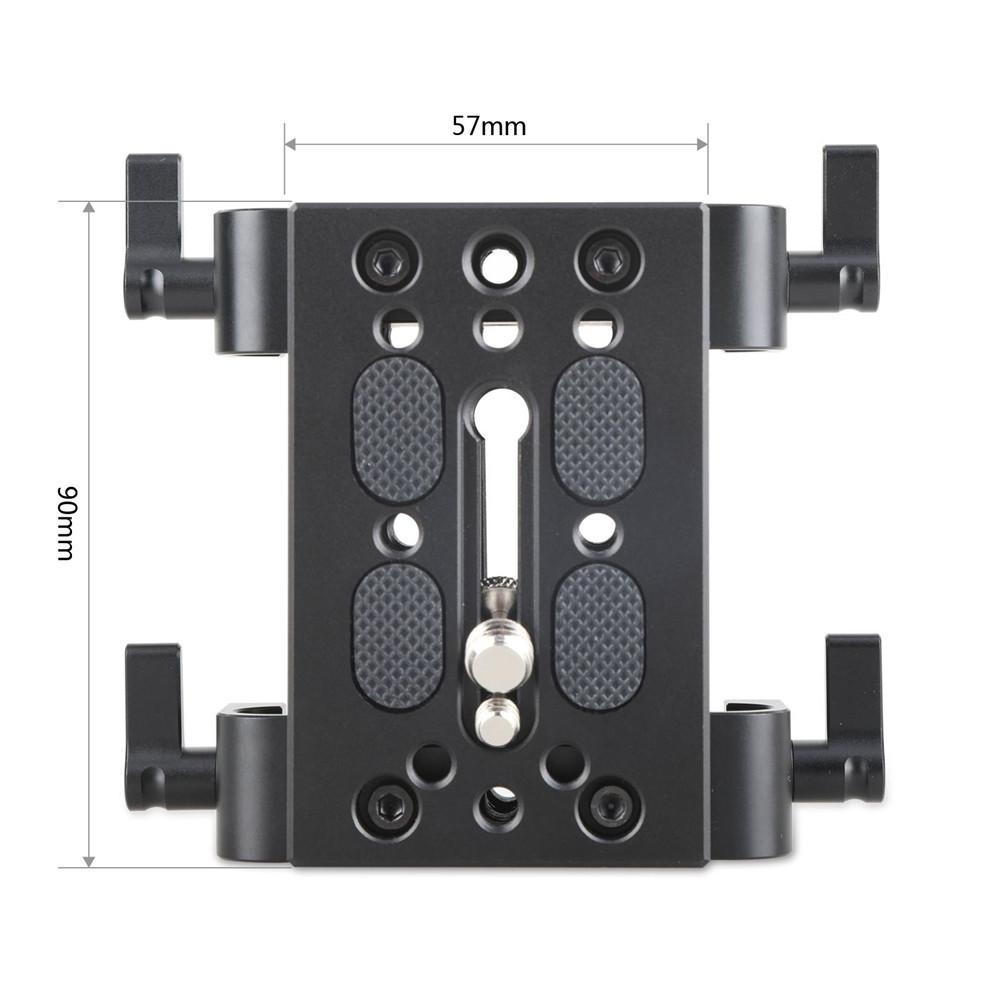 SmallRig 1798 - Baseplate with Dual 15mm Rod Clamp