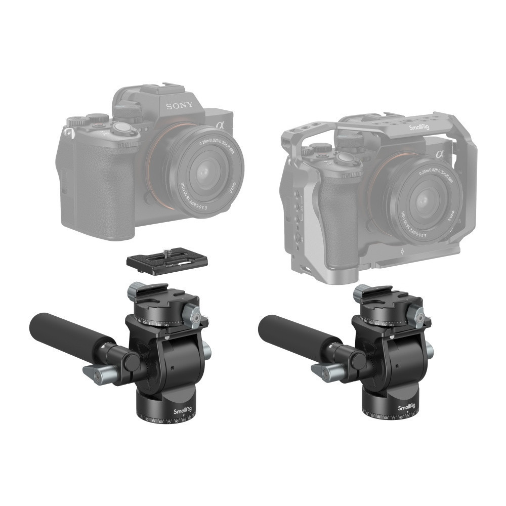 SmallRig 3457B - Lightweight Fluid Video Head