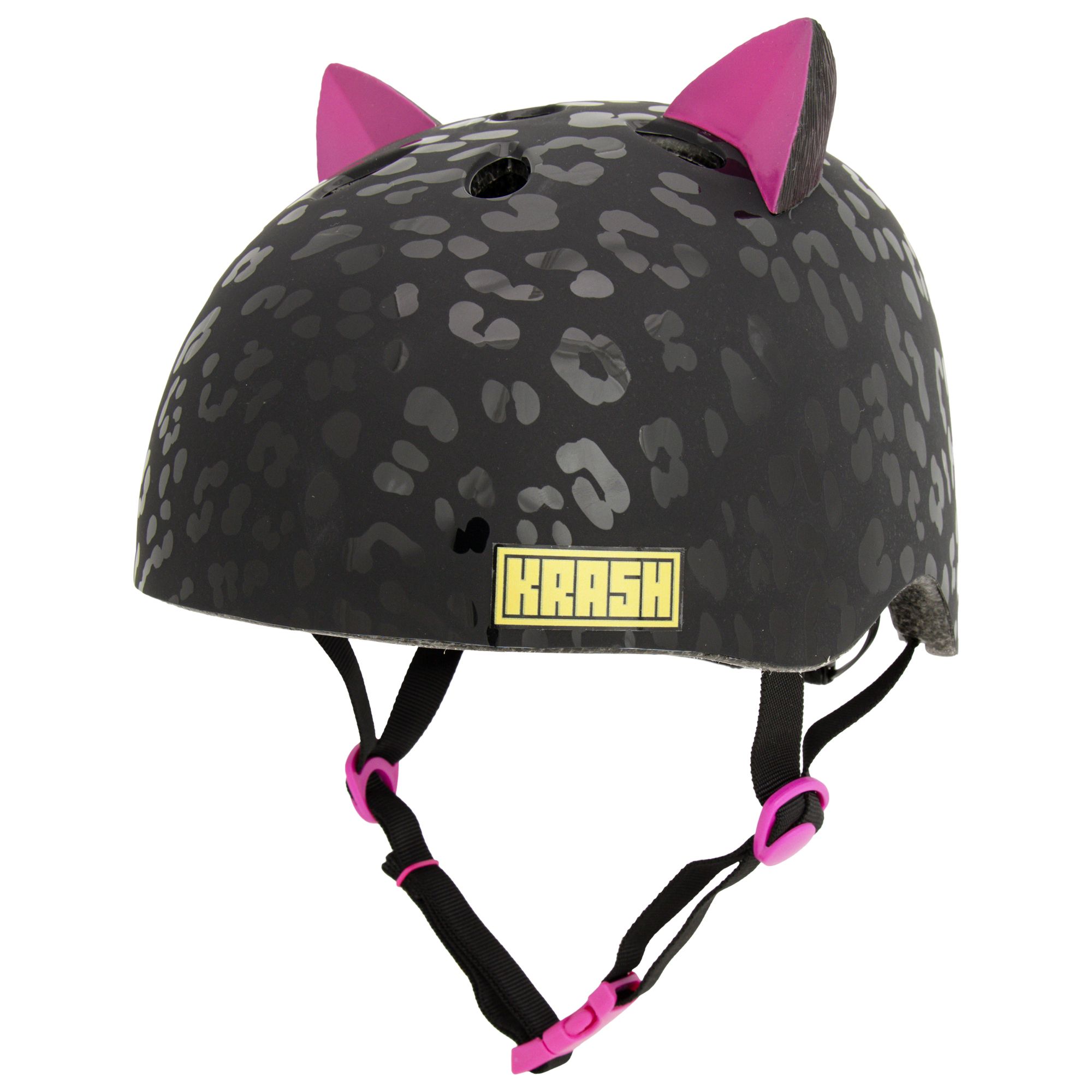 Mũ bảo hiểm Trẻ Em Raskullz | Báo Đen Leopard Kitty Black