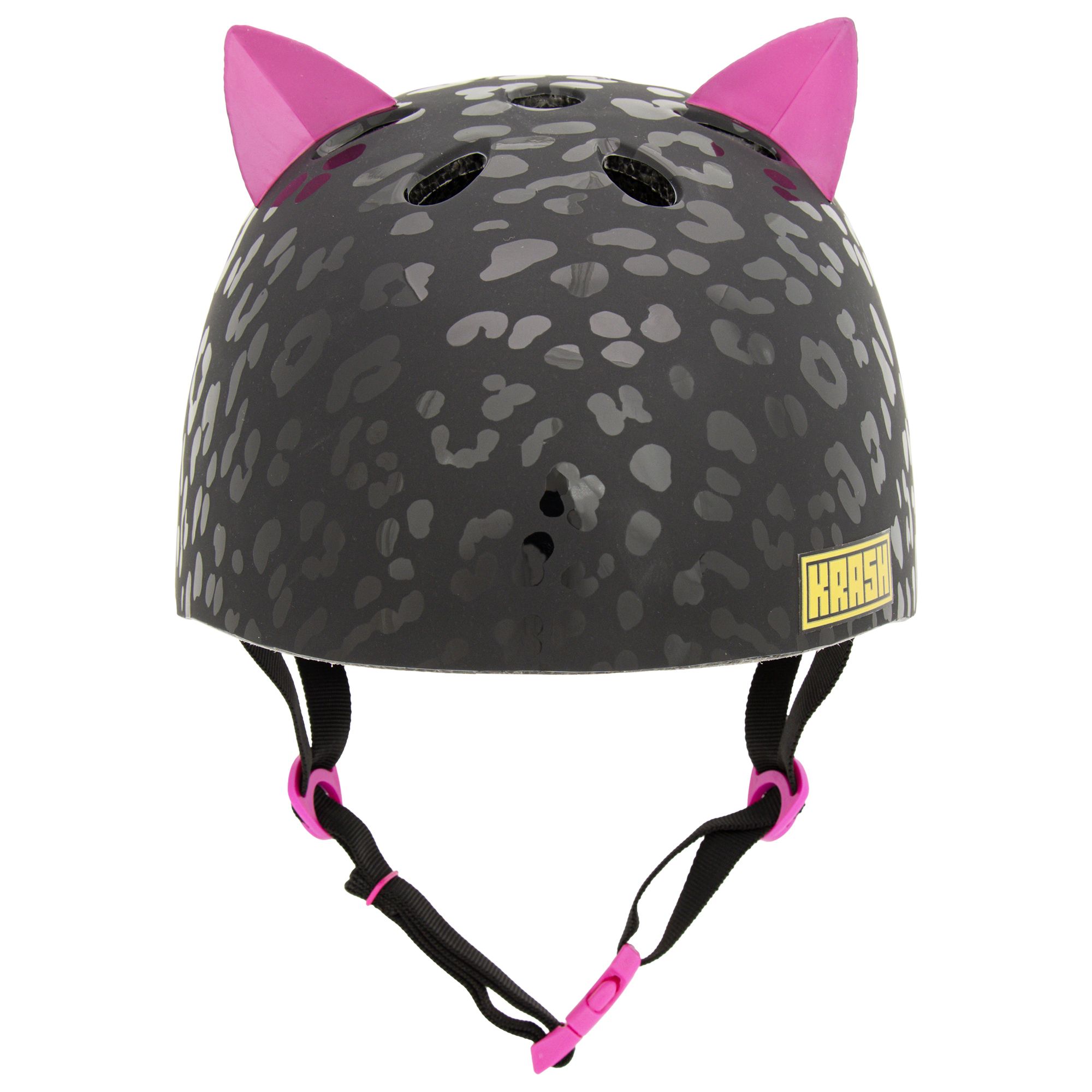 Mũ bảo hiểm Trẻ Em Raskullz | Báo Đen Leopard Kitty Black
