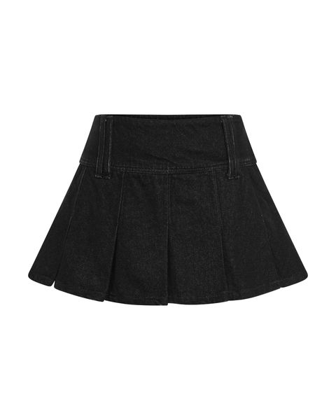 DIMOIR Faded Denim Mini Skirts 