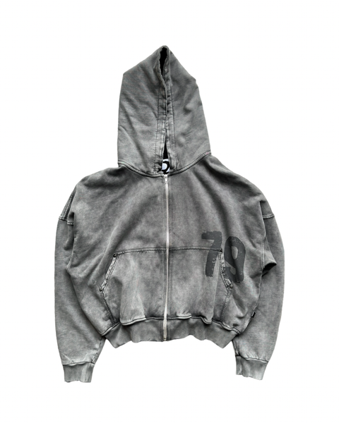 DIMOIR Draco 79 Washed Gray Hoodie 