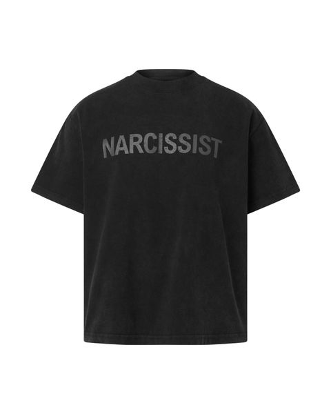 DIMOIR Washed Black NARCISSIST T-Shirts 