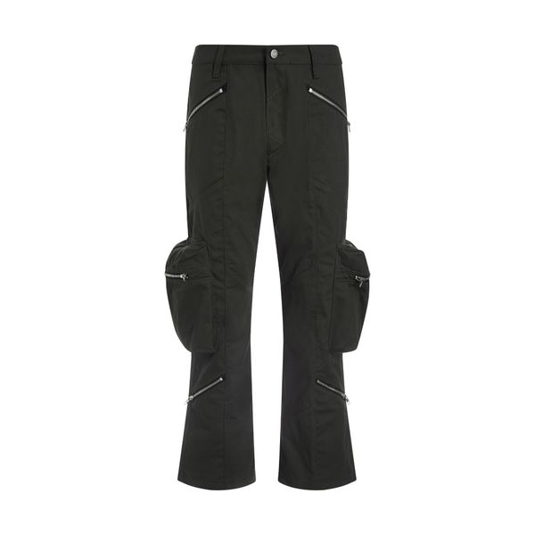 Gray Tactical Cargo Pants 