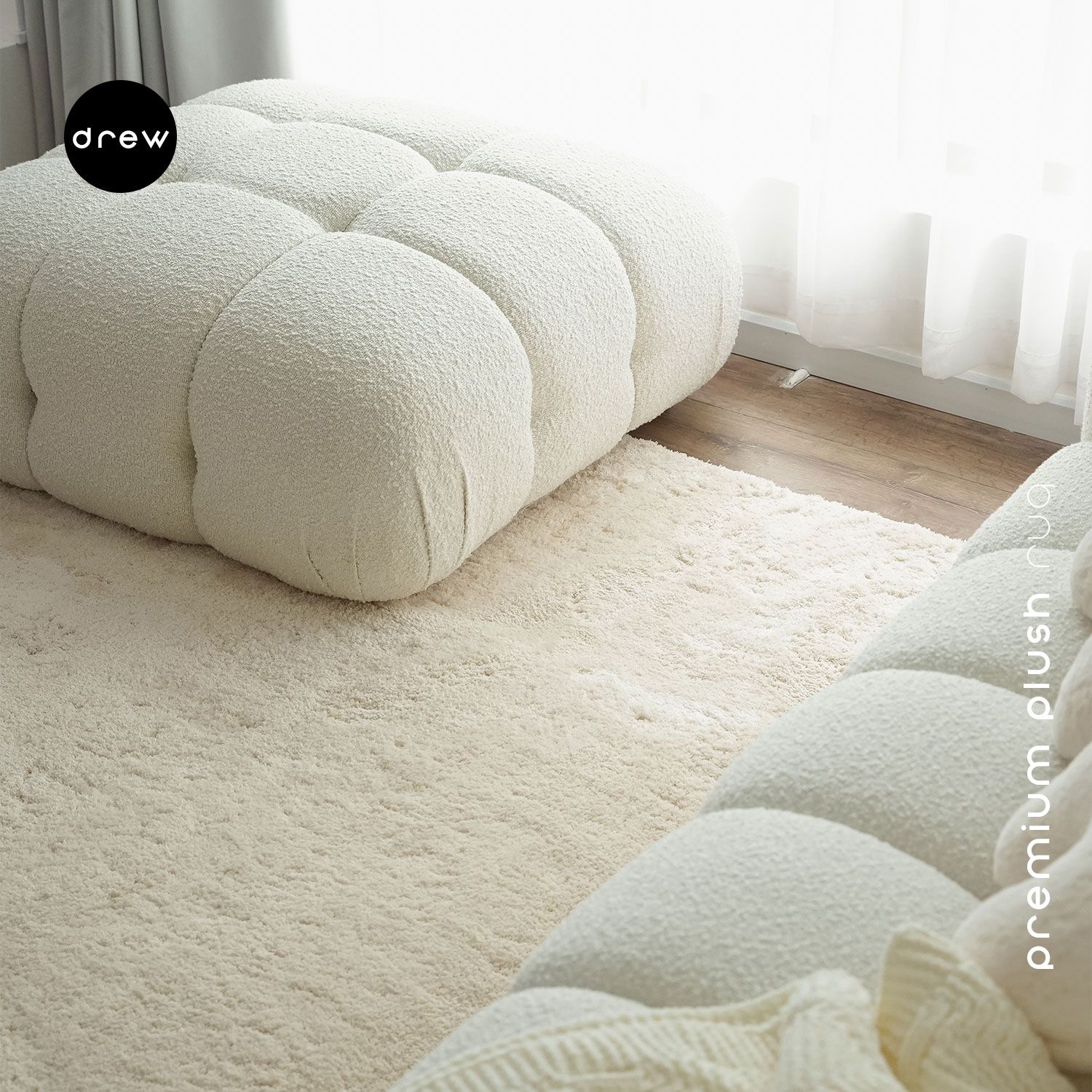 Premium Plush Rug - Beige