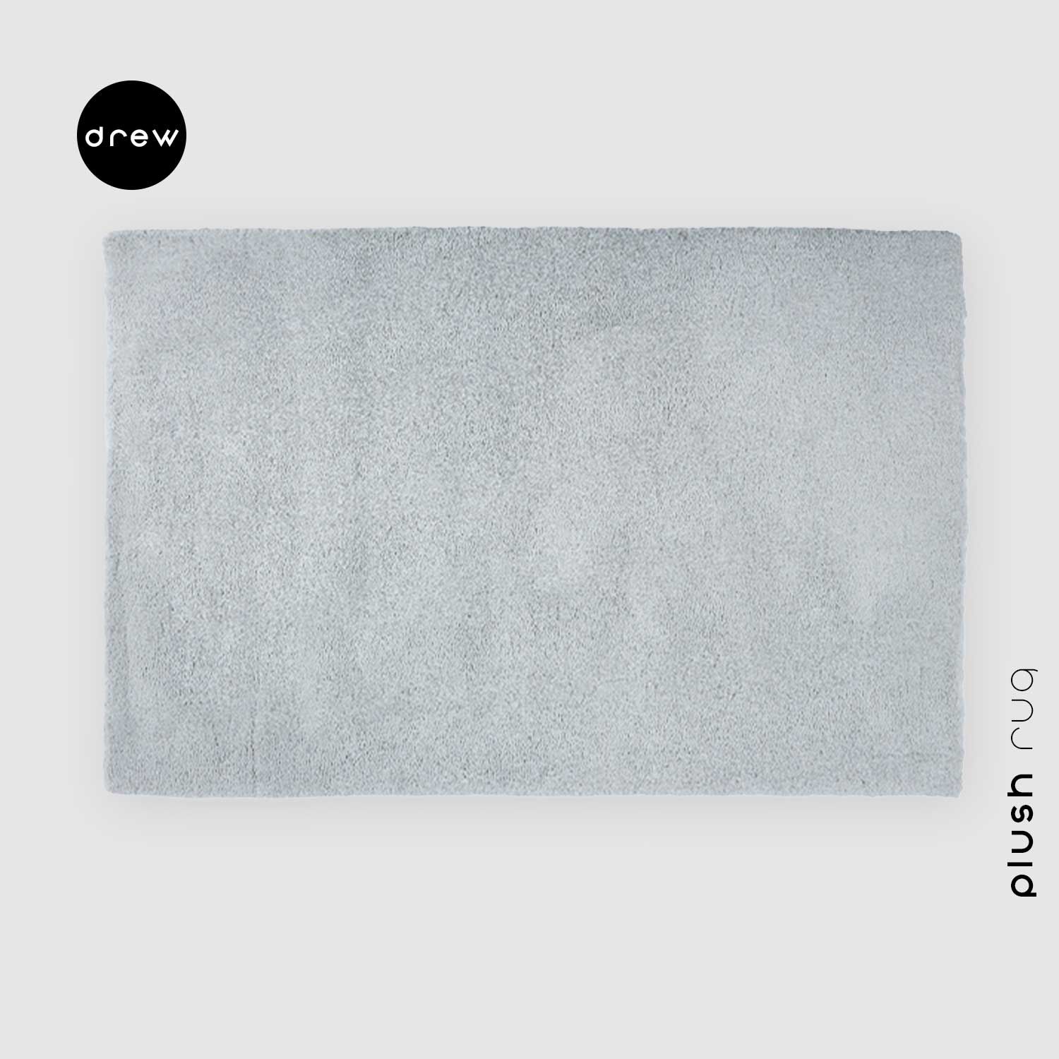 Premium Plush Rug - Light Grey