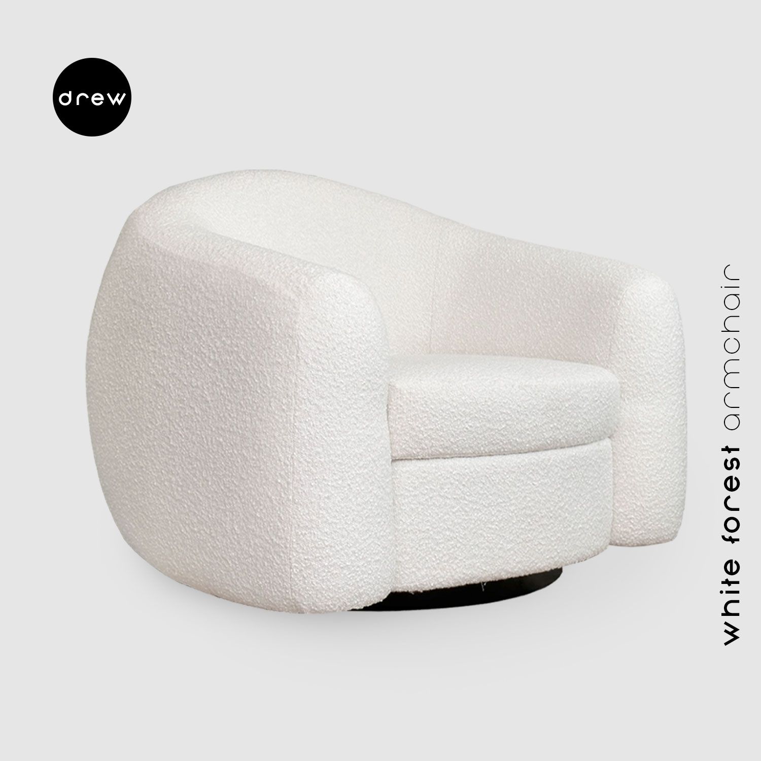 White Forest Lounge Chair