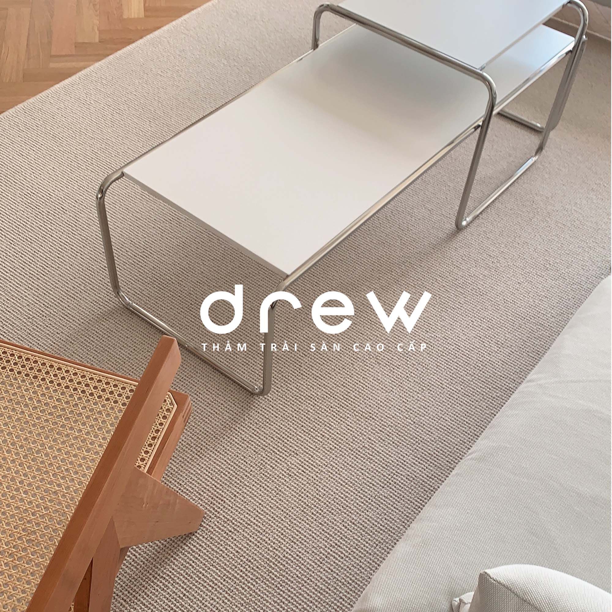 Creamy Beige Wool Rug