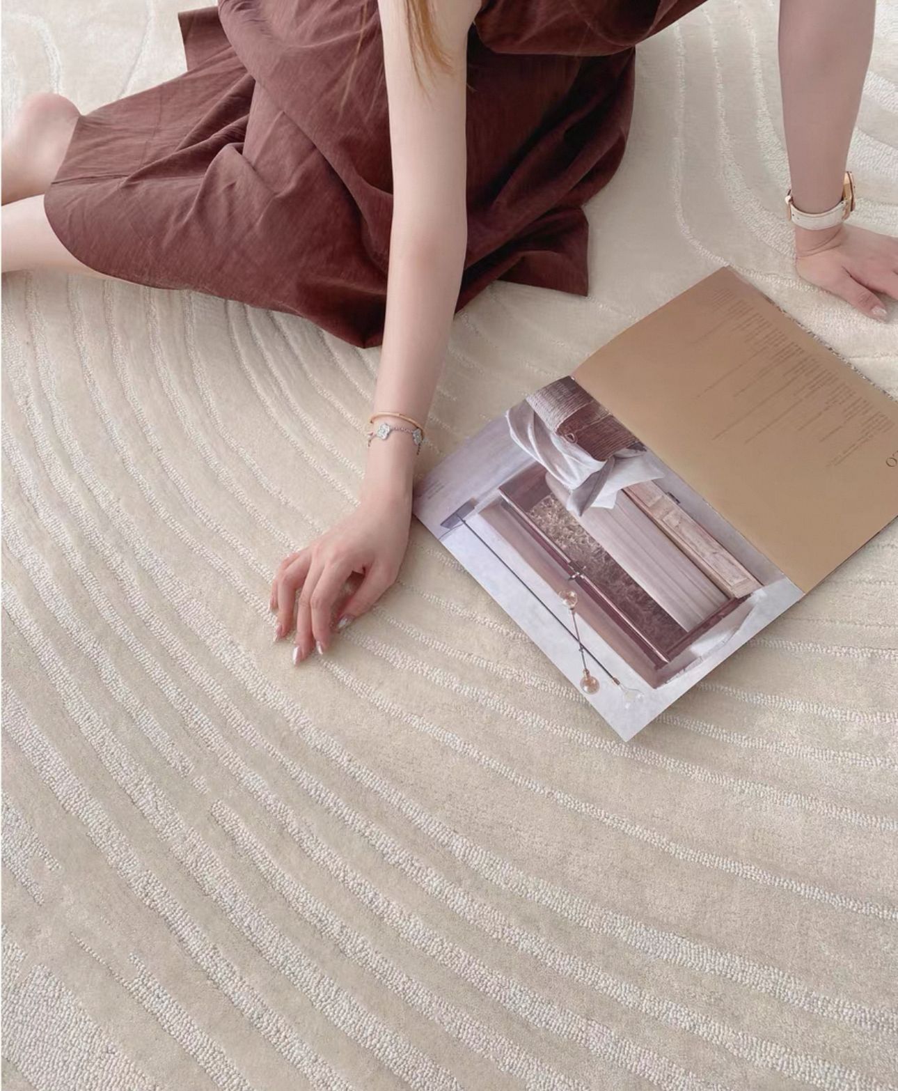 Beige Suji Rug