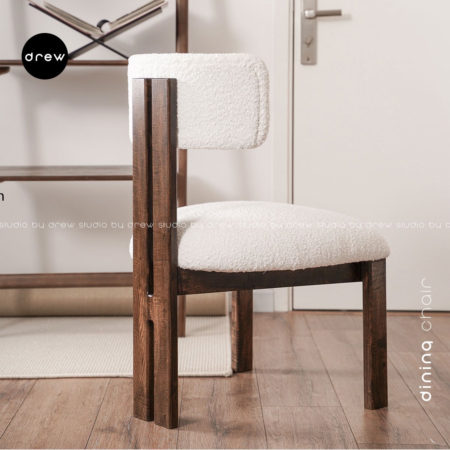 Dining Chair 01 - Dark Brown Color