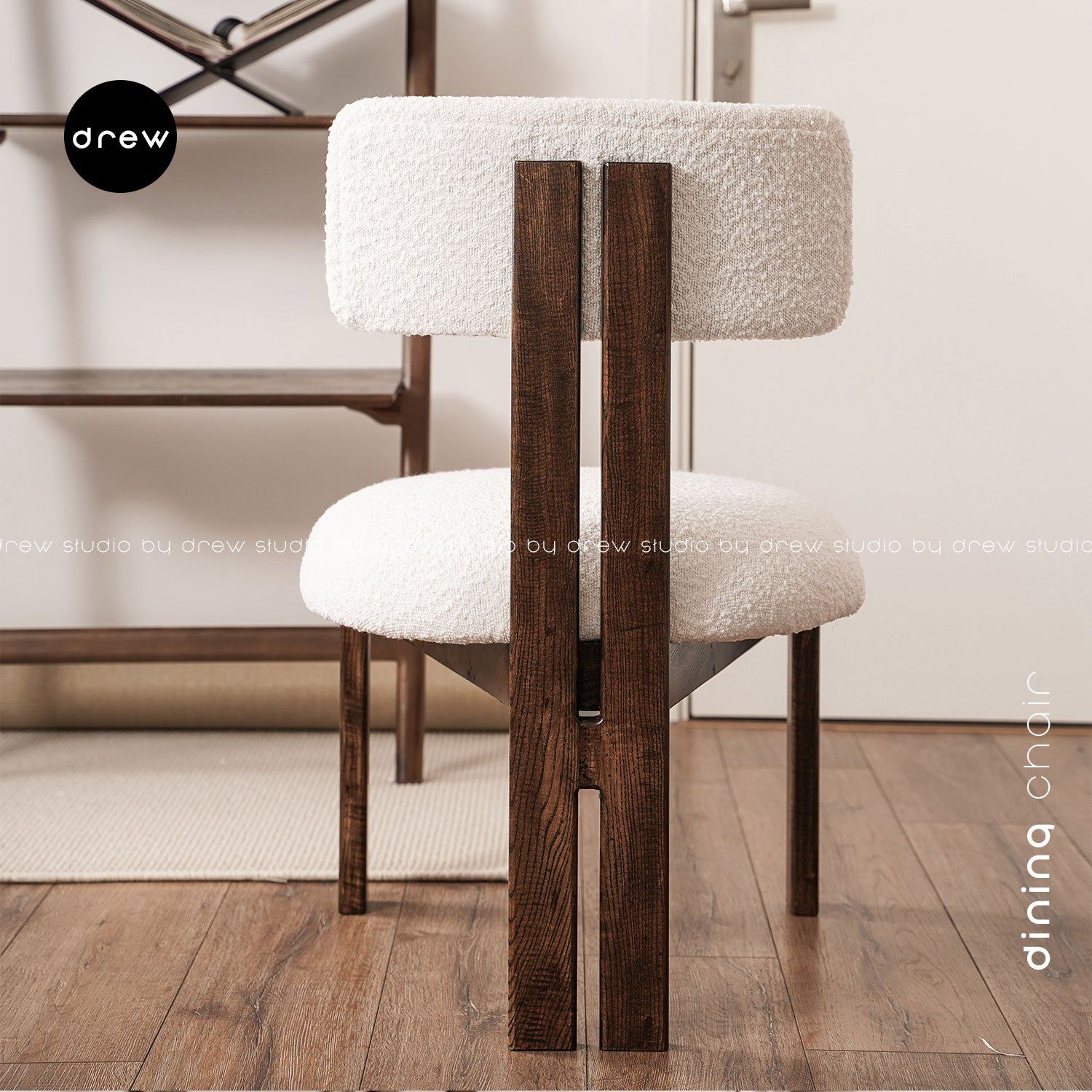 Dining Chair 01 - Dark Brown Color