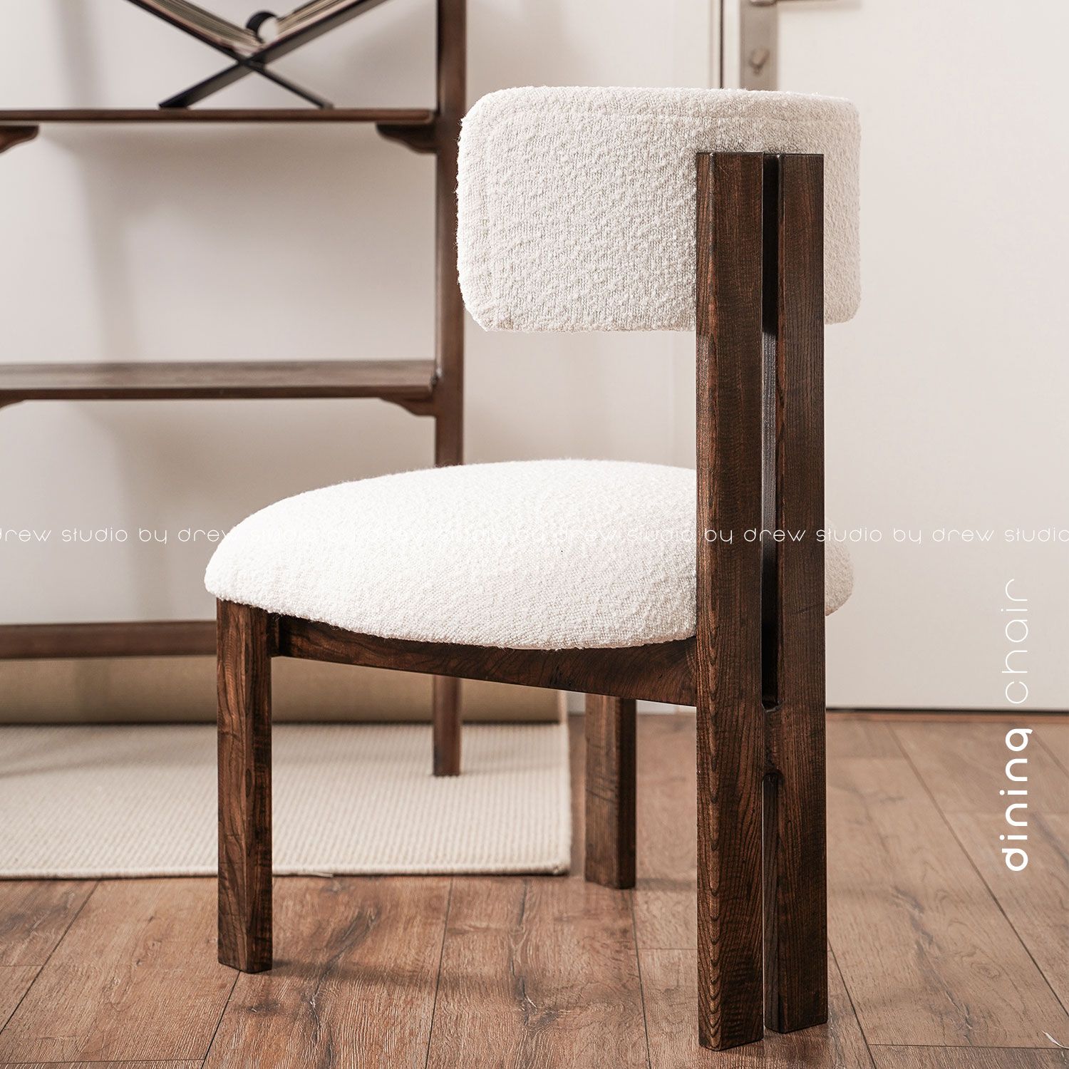 Dining Chair 01 - Dark Brown Color