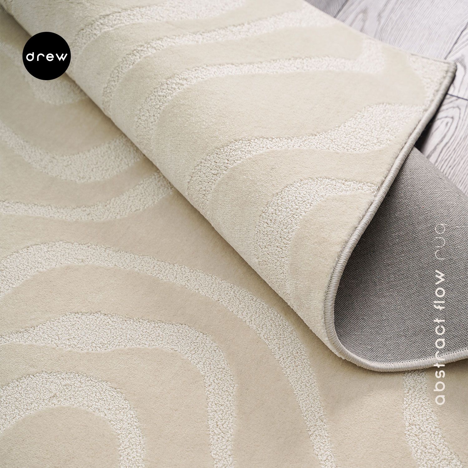 Beige Abstract Flow